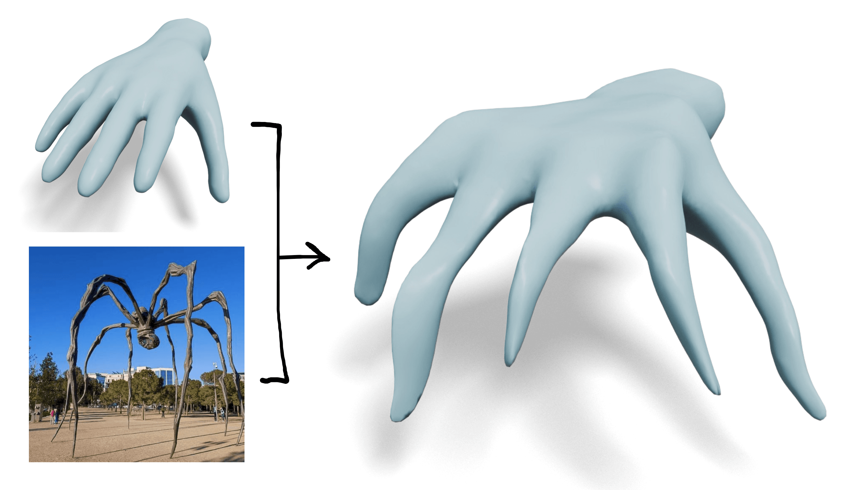 Image-Guided Geometric Stylization of 3D Meshes